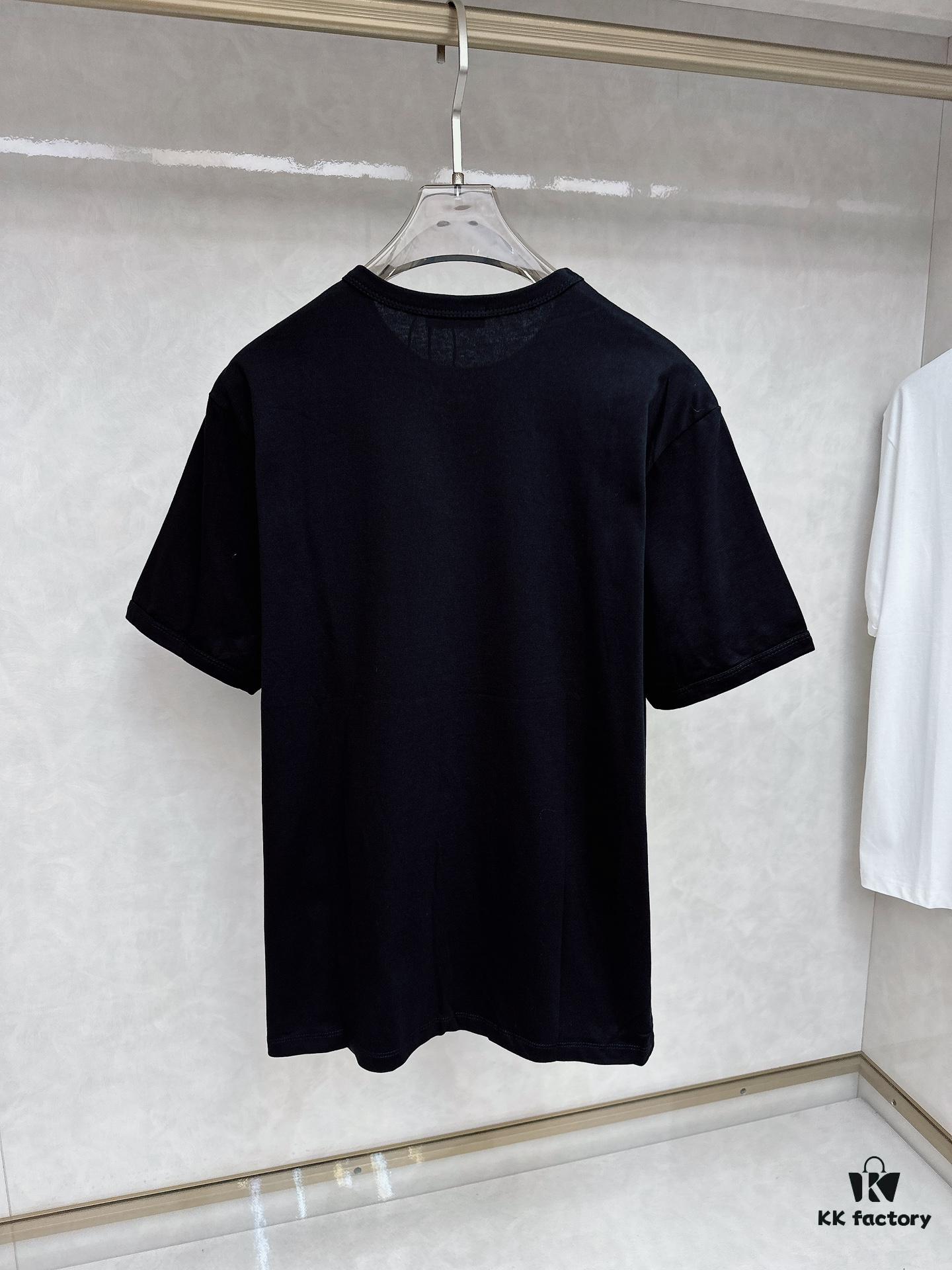PRADA Triangle Logo Short Sleeve T-Shirt