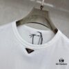 PRADA Logo Triangle Short Sleeve T-Shirt