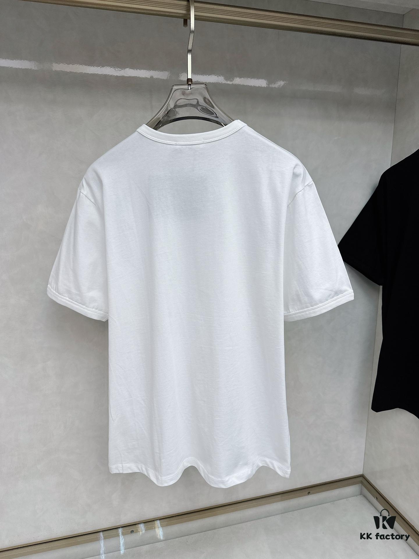 PRADA Logo Triangle Short Sleeve T-Shirt