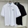 Prada Embroidered Collar Polo Shirt