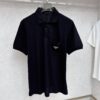 PRADA Original Design Premium Polo Shirt with Pocket Steel Logo