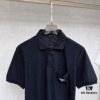 PRADA Original Design Premium Polo Shirt with Pocket Steel Logo