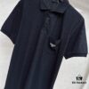 PRADA Original Design Premium Polo Shirt with Pocket Steel Logo