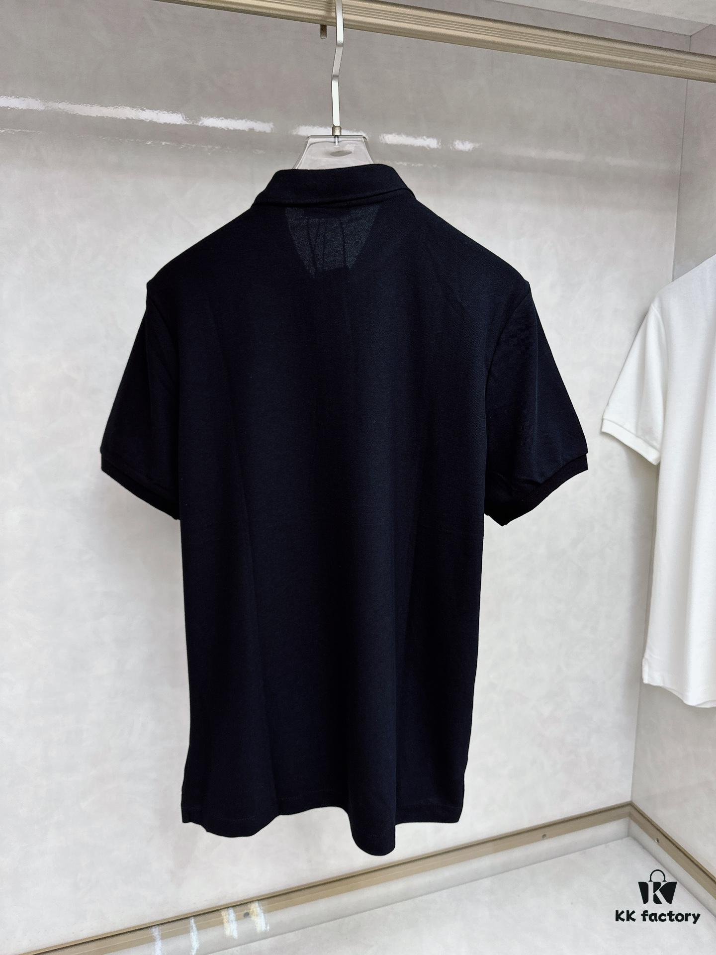 PRADA Original Design Premium Polo Shirt with Pocket Steel Logo