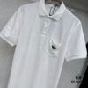 PRADA Original Design Premium Polo Shirt with Pocket Steel Logo