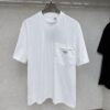 Prada Prada Front Zipper Pocket Short Sleeve T-Shirt