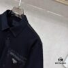 Prada Triangle Logo Zipper Pocket Polo Shirt