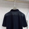 Prada Triangle Logo Zipper Pocket Polo Shirt
