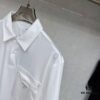 Prada Triangle Logo Zipper Pocket Polo Shirt