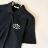 Prad* P*da 2025 Spring and Summer New Arrival Classic Short-Sleeve Polo Shirt Made from 100% Imported Premium Piqué Cotton with Embroidered Chest Logo