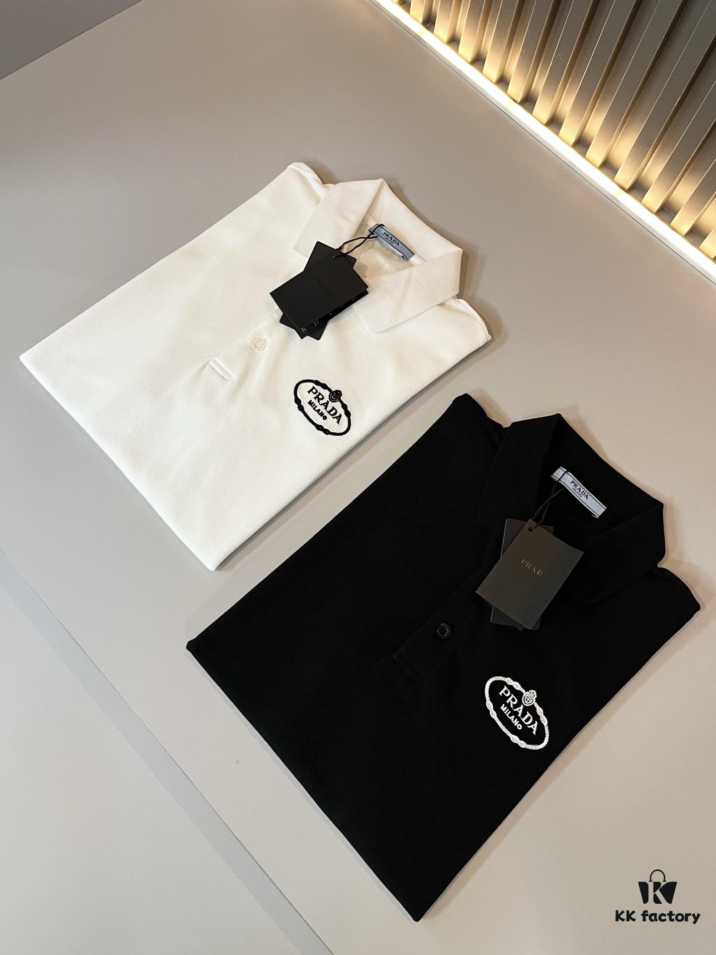 Prada 2025 Spring and Summer New Classic Short-Sleeve Polo Shirt