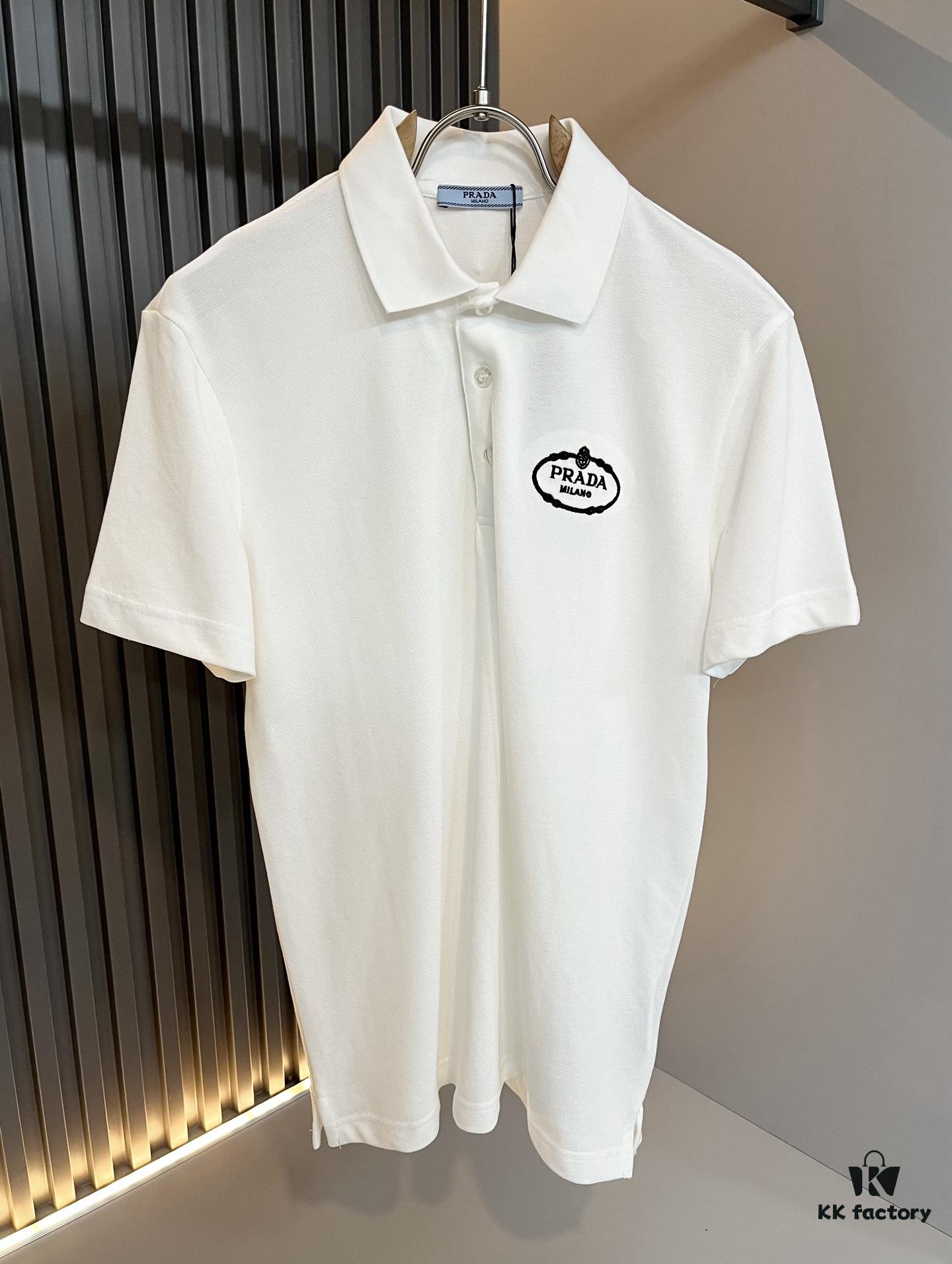 Prada 2025 Spring and Summer New Classic Short-Sleeve Polo Shirt