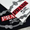 Prada New 2025 Unisex T-Shirt – Basic Style with Premium Embroidered Logo, Heavyweight 280g Soft Cotton, Relaxed Fit