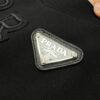 PRADA New Arrival Unisex T-Shirt 25S – Official Website Launch, 3D Embroidered Logo Design with Classic Leather Triangle Badge, Premium 40-Single 260g Cotton Fabric, Breathable and Comfortable, Essential Wardrobe Piece for Layering or Wearing Alone