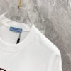 Prada 25SS New Arrival Round Neck T-Shirt! Must-Have for Trendsetters! Custom 3D Rubber Logo on Chest, Classic Colors with Stylish Appeal, Youthful and Vibrant Look! Crafted from 280g High-Quality Cotton, Exceptionally Comfortable to Wear and Touch, Smooth and Premium Feel!
