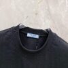 Prada 25SS New Round Neck T-Shirt! Must-Have for Fashion Enthusiasts! Custom 3D Rubber Logo on Chest, Classic Colors with Stylish Appeal, Youthful and Vibrant Design. Crafted from 280g High-Quality Cotton for Exceptional Comfort and Soft, Textured Handfeel.