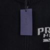 Prada Jacquard Letter Knit Sweater Coat Y077