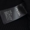 Prada Jacquard Letter Knit Sweater Coat Y077