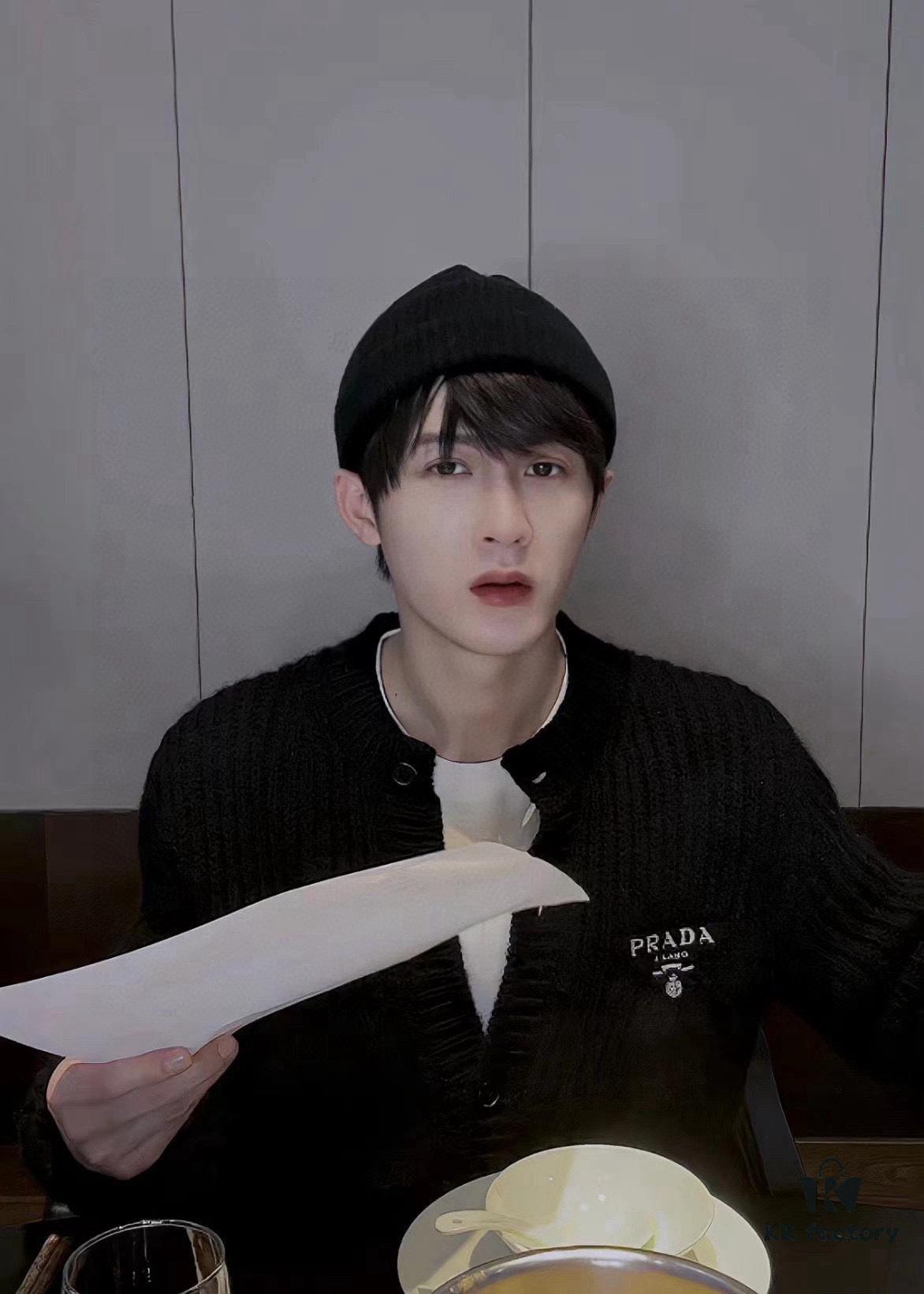 PRADA Wool Cardigan with Chunky Knit, Authentic Original Design