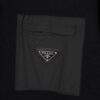 PRADA/Prada 22SS Triangle Logo Pocket Knit Long-Sleeve Sweater