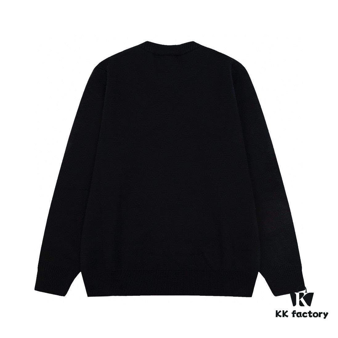 PRADA/Prada 22SS Triangular Logo Pocket Knitted Long-Sleeve Sweater