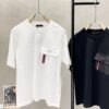 Prada Men's Casual Short-Sleeve T-Shirt, Exclusive New Arrival, Original Order, High-End Custom, Premium Quality, Fashionable and Versatile Bestseller
