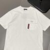 Prada Men's Casual Short-Sleeve T-Shirt, Exclusive New Arrival, Original Order, High-End Custom, Premium Quality, Fashionable and Versatile Bestseller