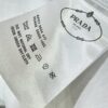 PRADA 2025 Spring/Summer New Short Sleeve T-Shirt! Runway Design Fashion Casual Tee with Signature Logo – Soft 100% Cotton, Unisex Loose Fit