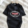 PRADA 2025 Spring/Summer New Unisex Short-Sleeve T-Shirt, Exclusive Online Launch