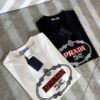 PRADA 2025 Spring/Summer New Unisex Short Sleeve T-Shirt, Exclusive Launch – Classic and Fashionable Design with Signature Logo Embroidery, Made from 100% Imported Pure Cotton
