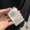 PRADA/Prada 320g Washed Short Sleeve T-Shirt with Minimalist Triangular Logo Embroidery