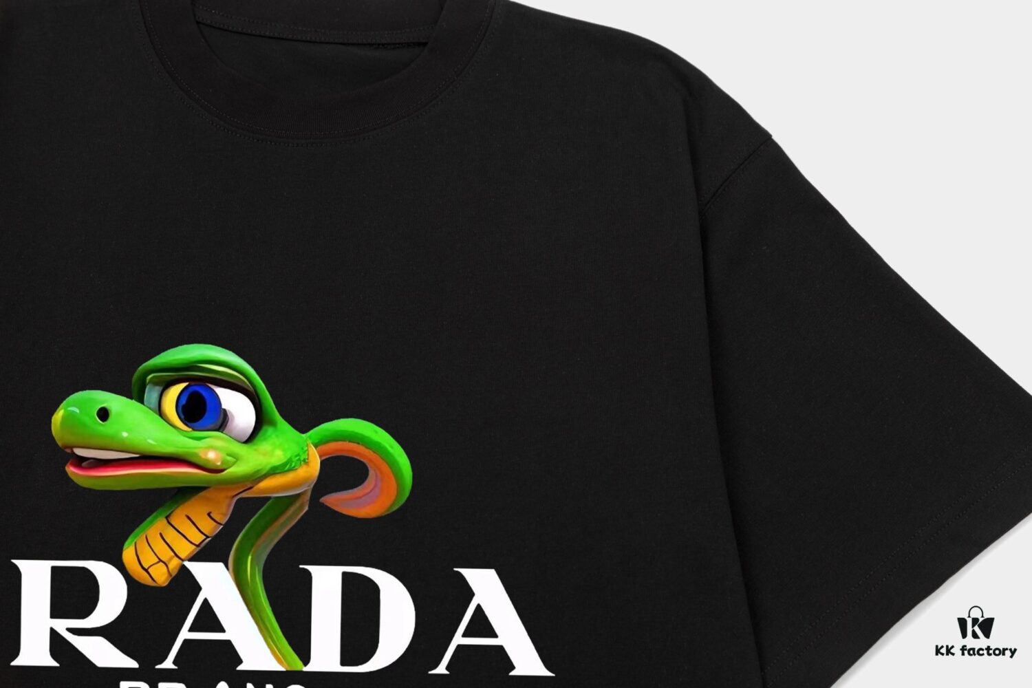 PRADA*Prada* Loose Fit Printed Logo Design Spring Summer New Round Neck Fashion Short Sleeve T-Shirt, Soft and Comfortable Unisex Wear, Versatile Casual Essential
