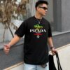 PRADA*Prada* Loose Fit Printed Logo Design Spring Summer New Round Neck Fashion Short Sleeve T-Shirt, Soft and Comfortable Unisex Wear, Versatile Casual Essential