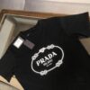 PRADA 25SS Summer New Arrival Round Neck Short-Sleeve T-Shirt! 270g Heavyweight Premium Cotton Fabric with Perfect Texture and Hand Feel, Slim Tailored Design with Clean Lines, Exquisite Stitching, Excellent Fit and Superior Breathability, Stylish and Versatile for All Ages – Essential Wardrobe Piece for Men