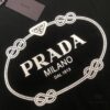 PRADA 25SS Summer New Arrival Round Neck Short-Sleeve T-Shirt! 270g Heavyweight Premium Cotton Fabric with Perfect Texture and Hand Feel, Slim Tailored Design with Clean Lines, Exquisite Stitching, Excellent Fit and Superior Breathability, Stylish and Versatile for All Ages – Essential Wardrobe Piece for Men