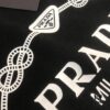 PRADA 25SS Summer New Arrival Round Neck Short-Sleeve T-Shirt! 270g Heavyweight Premium Cotton Fabric with Perfect Texture and Hand Feel, Slim Tailored Design with Clean Lines, Exquisite Stitching, Excellent Fit and Superior Breathability, Stylish and Versatile for All Ages – Essential Wardrobe Piece for Men