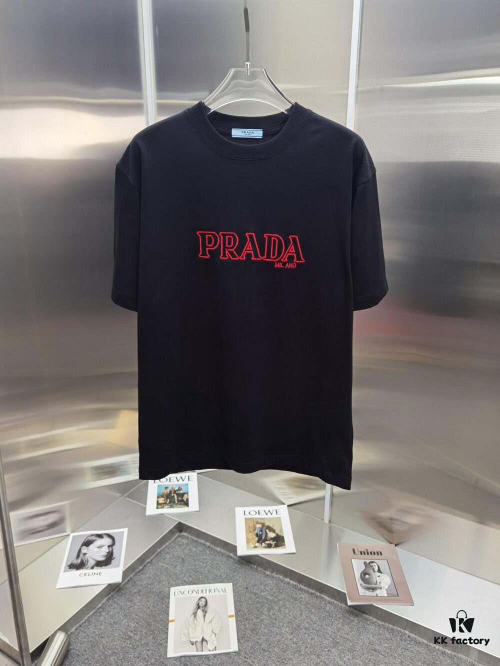 PR*DA Embroidered Premium Version Short Sleeve T-Shirt (Unisex)
