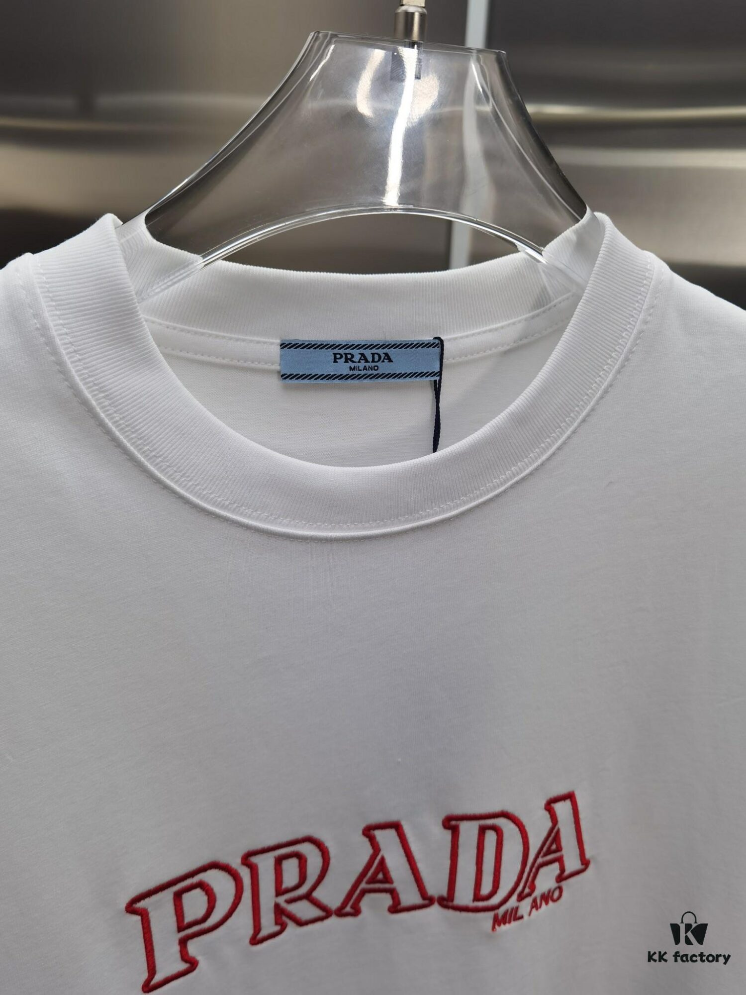 PR*DA Embroidered Premium Version Short Sleeve T-Shirt (Unisex Design)