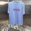PR*DA Embroidered Short Sleeve T-Shirt (Top-tier Version, Different from Standard Stock)