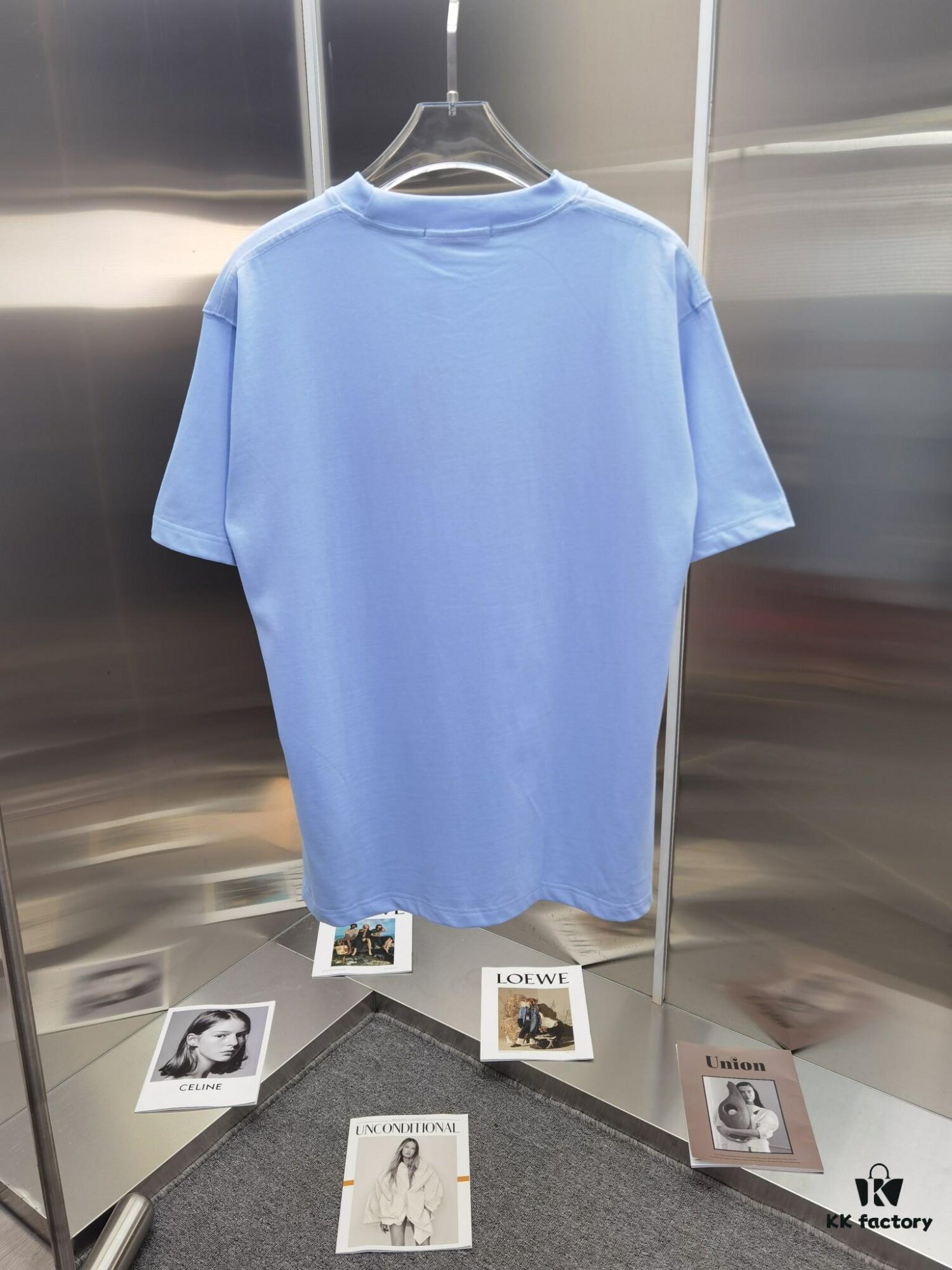 PR*DA Embroidered Short Sleeve T-Shirt (Top-tier Version, Different from Standard Stock)