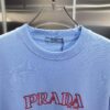 PR*DA Embroidered Short Sleeve T-Shirt (Top-tier Version, Different from Standard Stock)