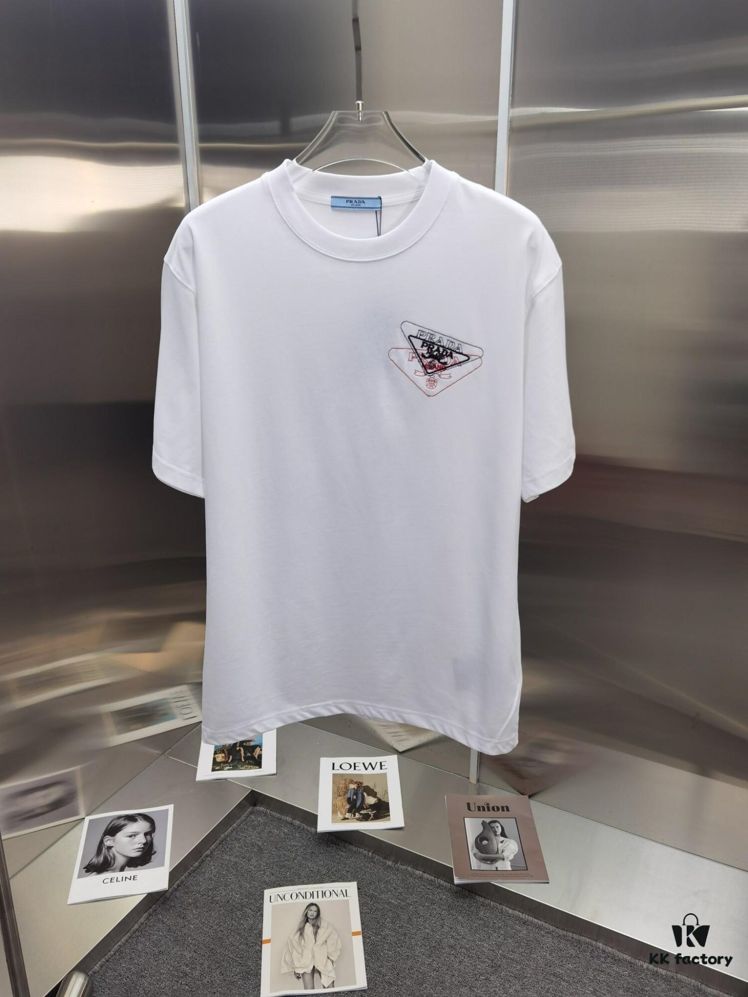 PR*DA Embroidered Premium Version Short Sleeve T-Shirt (Unisex)