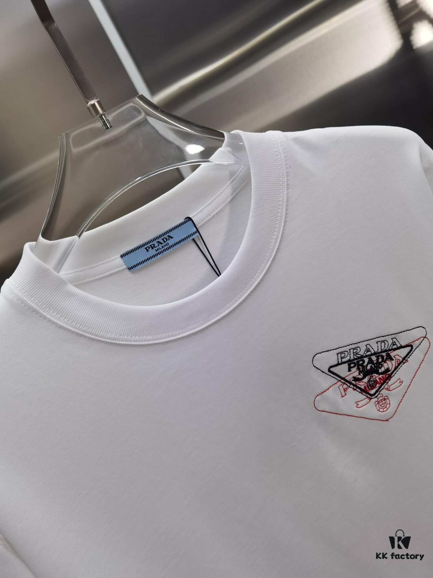 PR*DA Embroidered Premium Version Short Sleeve T-Shirt (Unisex)