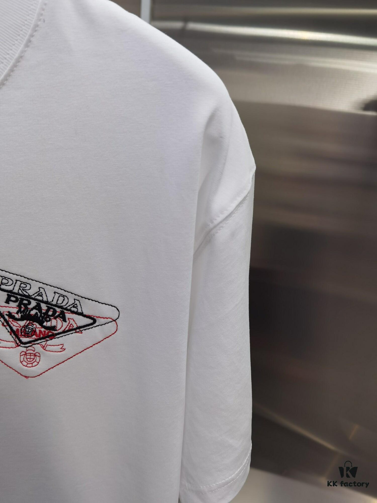 PR*DA Embroidered Premium Version Short Sleeve T-Shirt (Unisex)