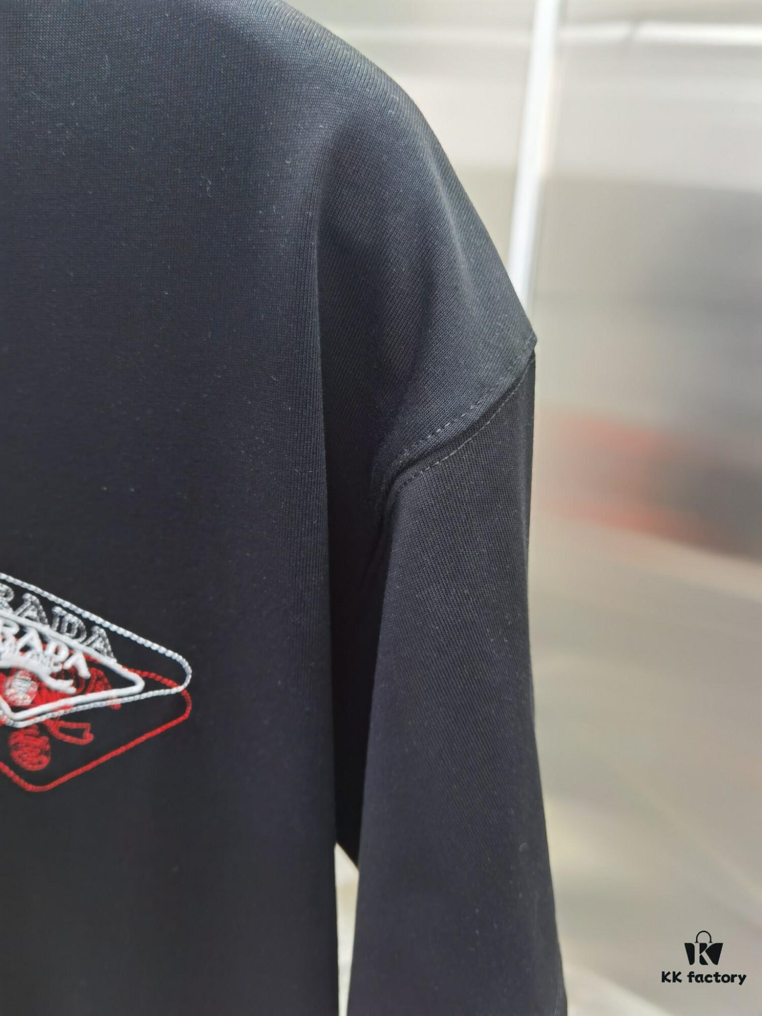 PR*DA Embroidered Premium Version Short Sleeve T-Shirt (Unisex Design)