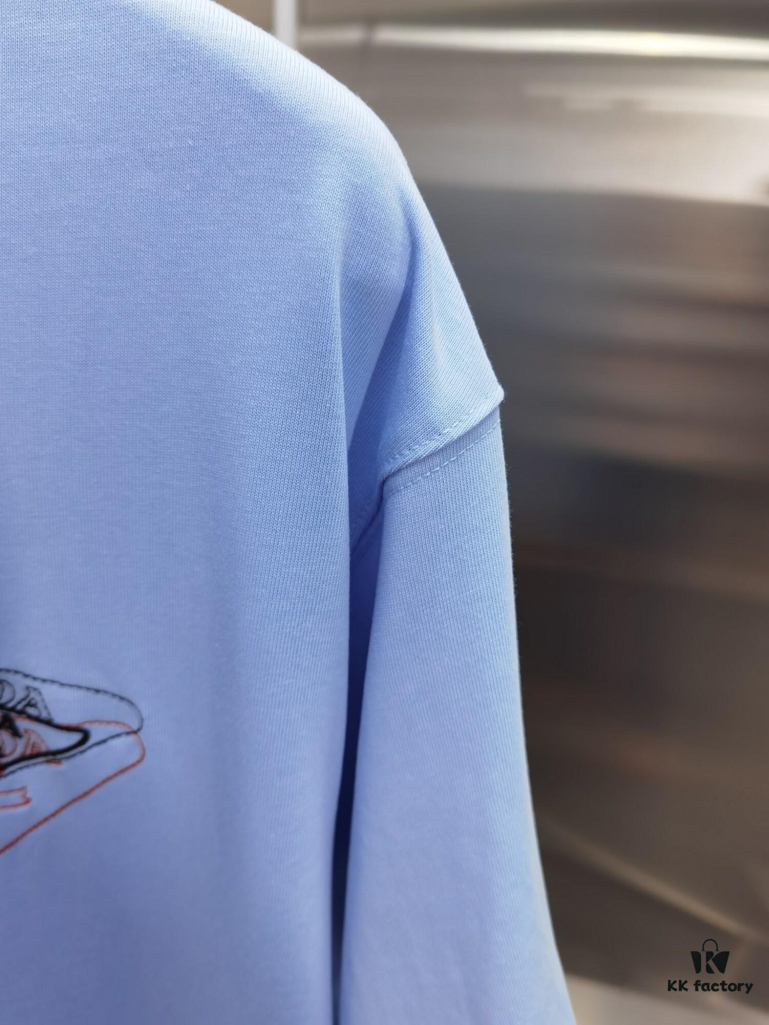 PR*DA Embroidered Premium Version Short Sleeve T-Shirt (Unisex Design)