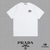 PR*DA Embroidered Short Sleeve T-Shirt (Premium Quality, Dual-Yarn 100% Cotton)
