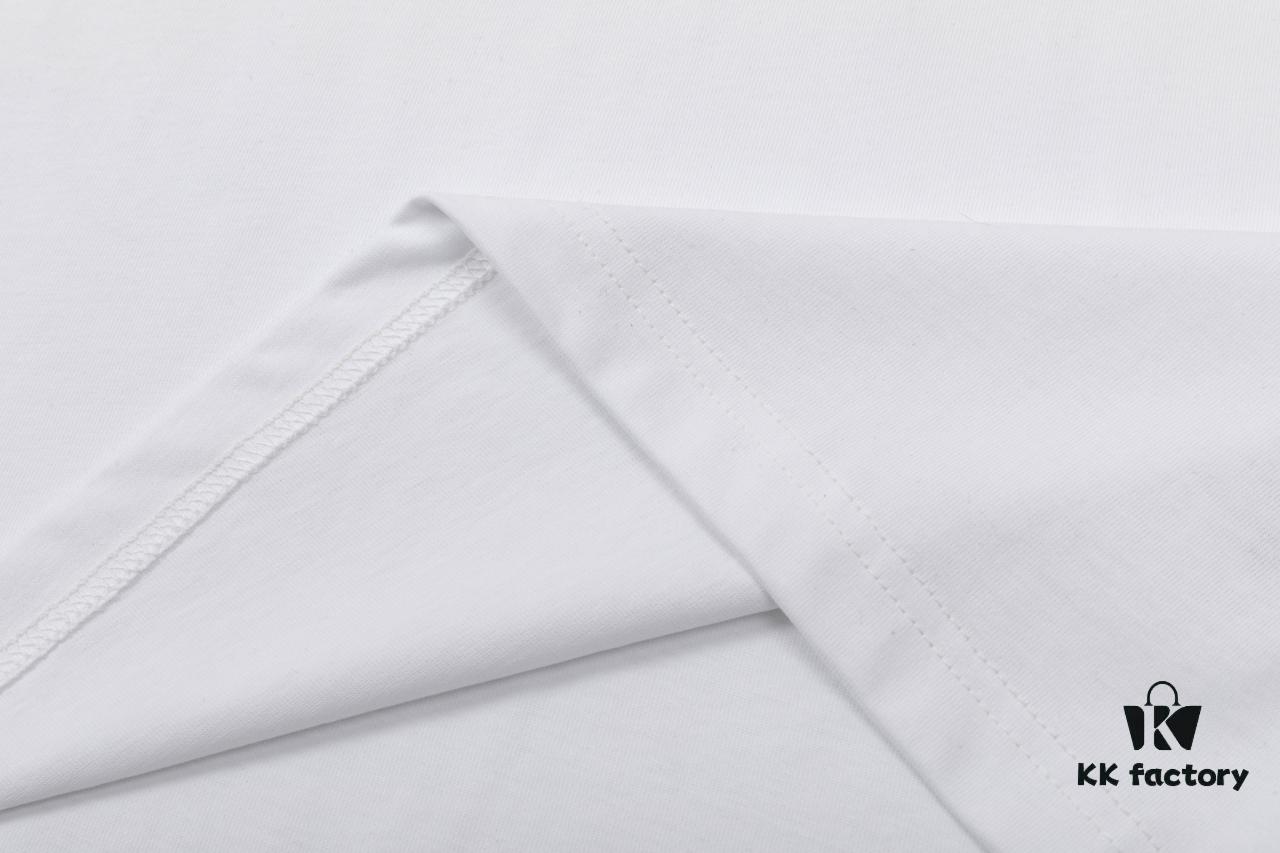 PR*DA Embroidered Short Sleeve T-Shirt (Premium Quality, Dual-Yarn 100% Cotton)