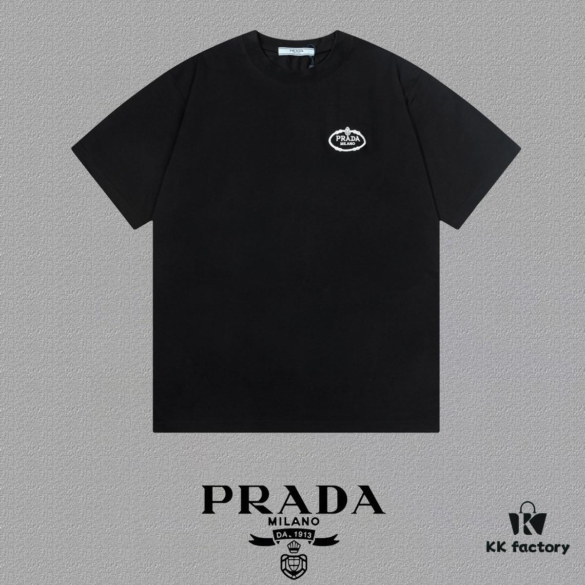 PR*DA Embroidered Premium Version Short Sleeve T-Shirt (Unisex Design)