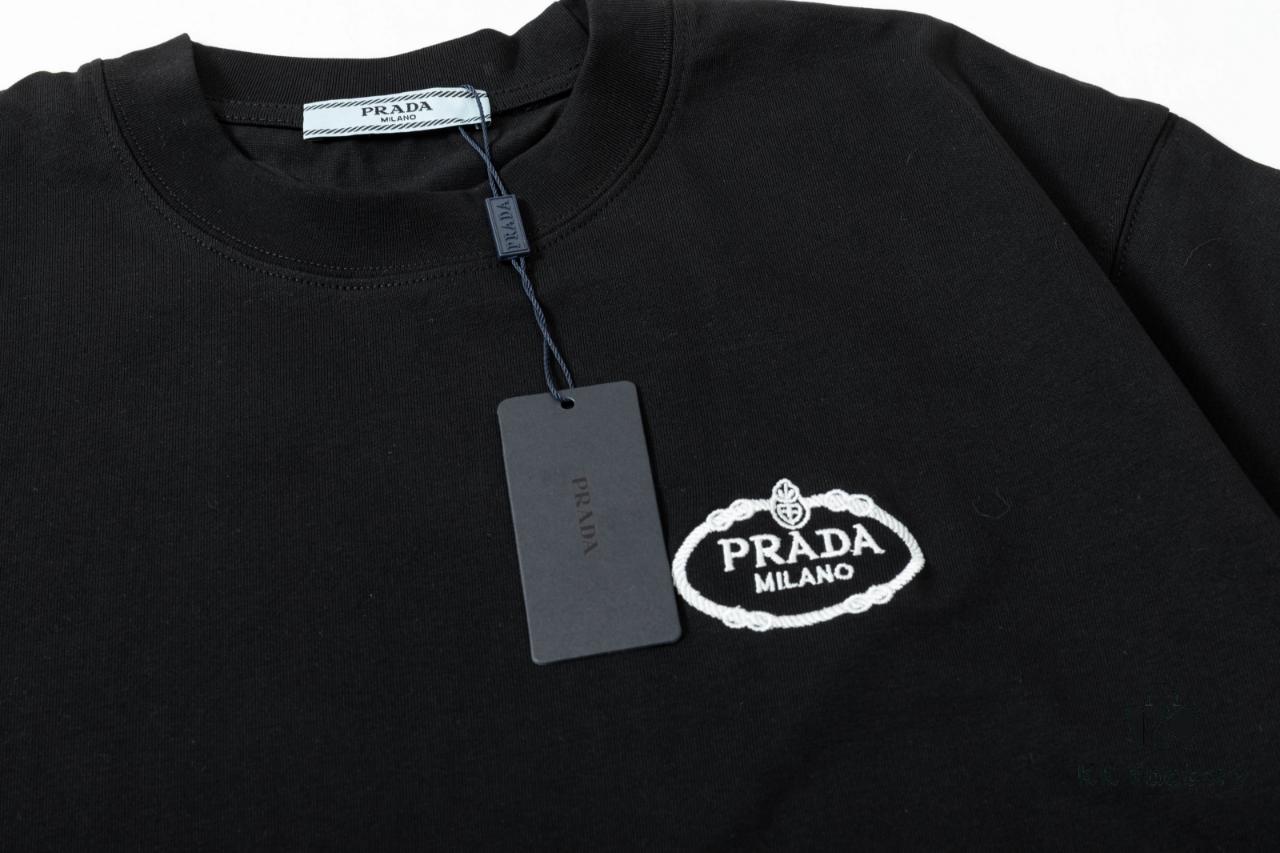 PR*DA Embroidered Premium Version Short Sleeve T-Shirt (Unisex Design)